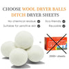 Wool Dryer Balls — Reusable Natural Fabric Softener (3/6 Pack)